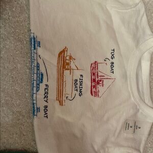 GAP White Short Sleeve and okie dokie tee